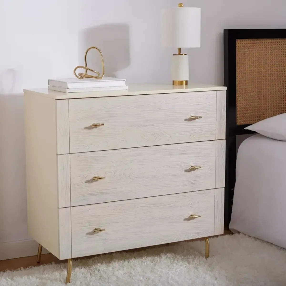 Genevieve 3-Drawer Dresser