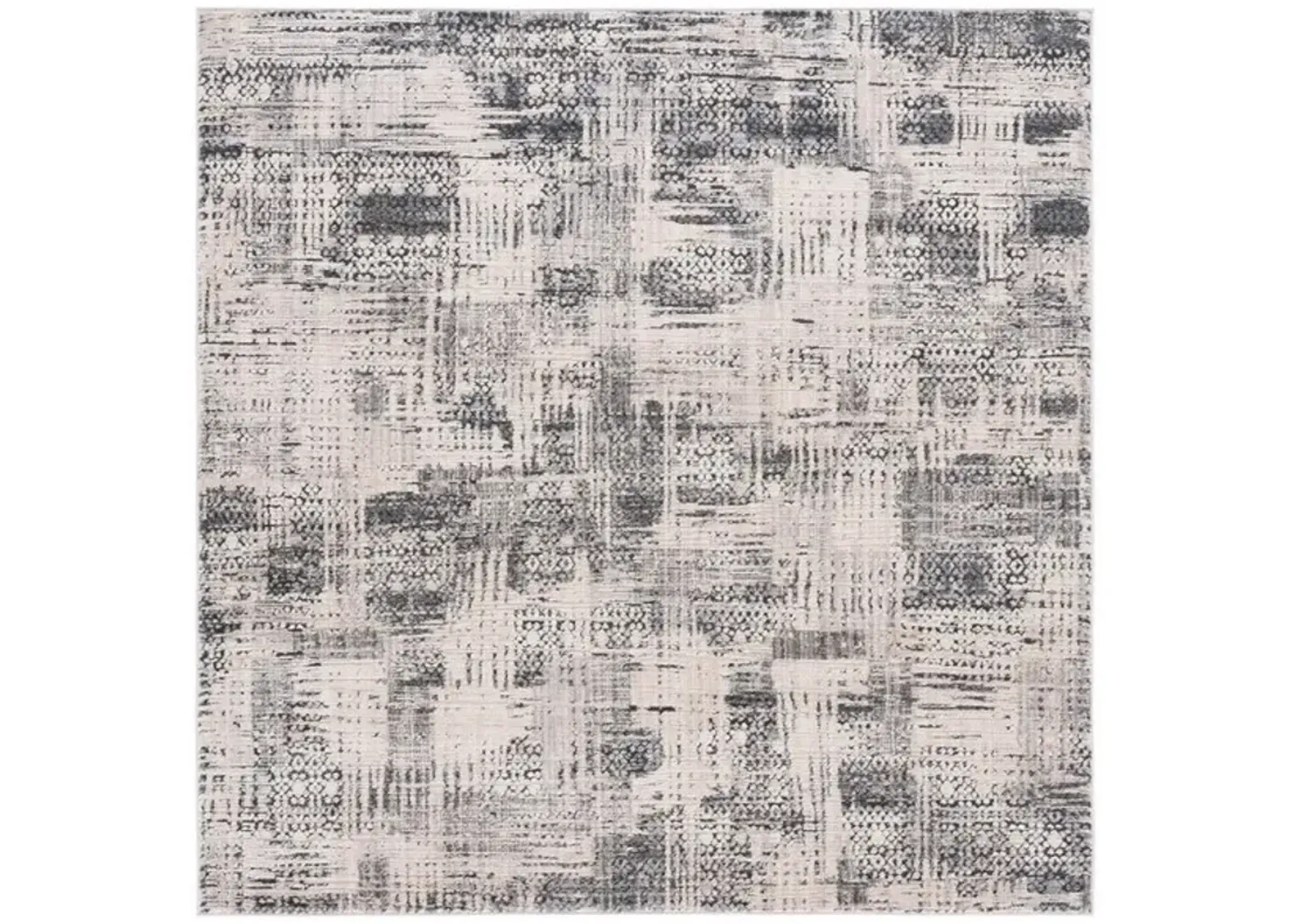 WHISPER 812 Grey  6'-7' X 6'-7' Square Square Rug