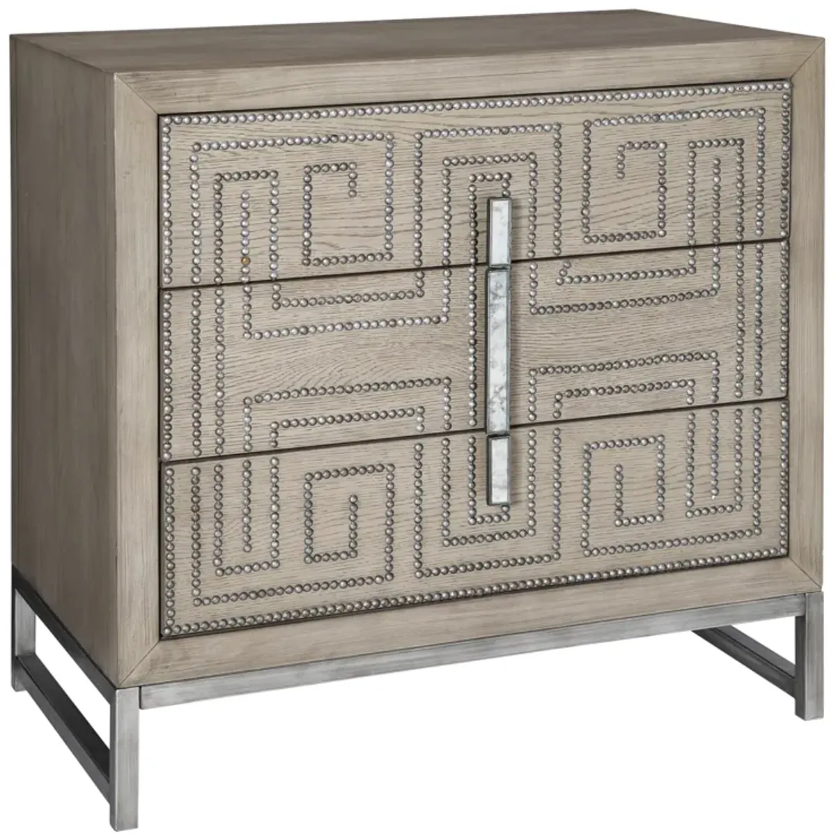 Devya Gray Oak Accent Chest