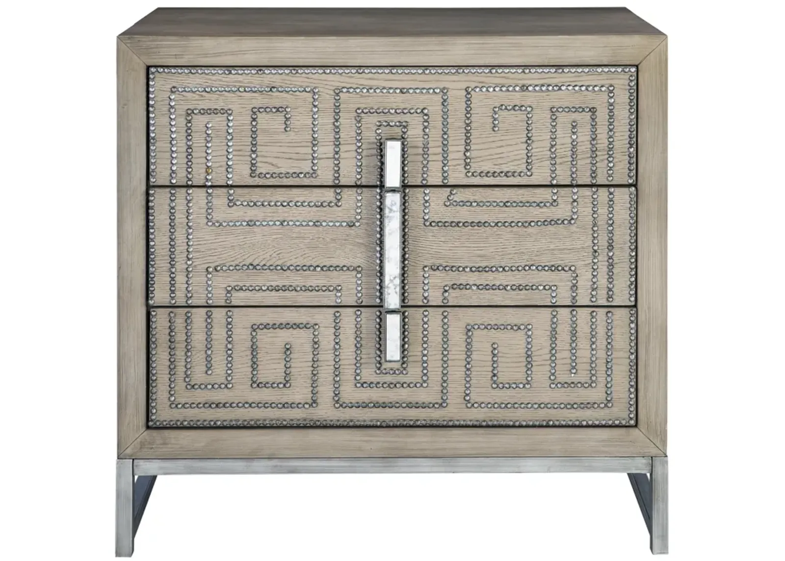 Devya Gray Oak Accent Chest