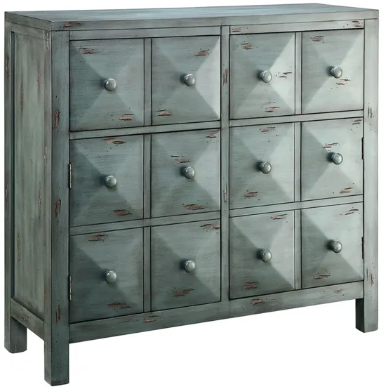 Accent Cabinet 2Dr 2Dw Blue