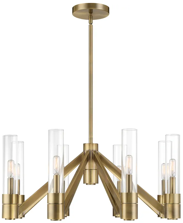 Rohe Chandelier - Aged Brass