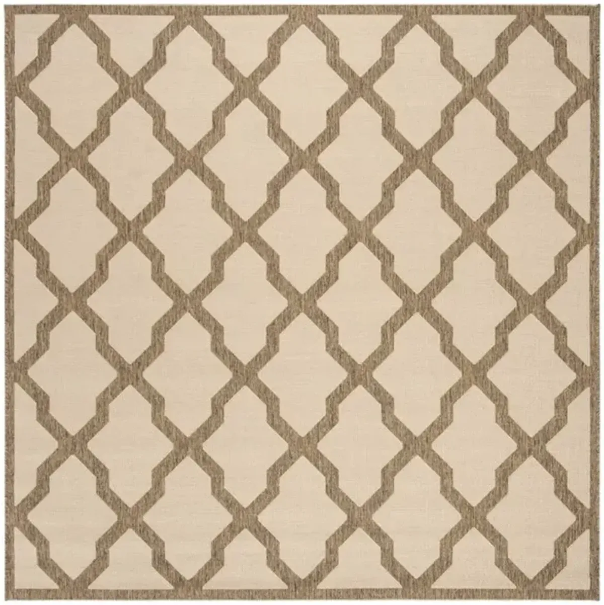 LINDEN 122 Collection LND122C-6SQ Cream / Beige 6'-7" X 6'-7" Square