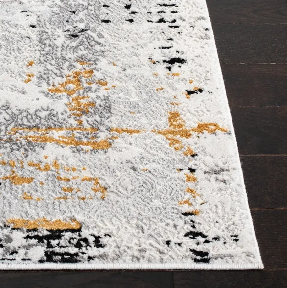 AMELIA 271 GREY  2' x 14' Runner Rug