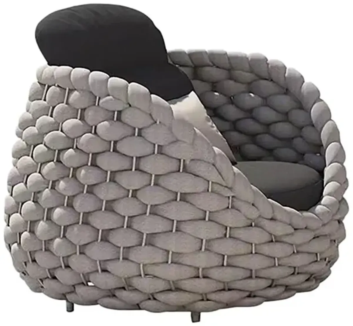 Coral Reef Accent Chair Gray