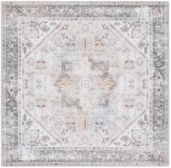 TUCSON 102 M/W S/R BEIGE  7' x 7' Square Square Rug