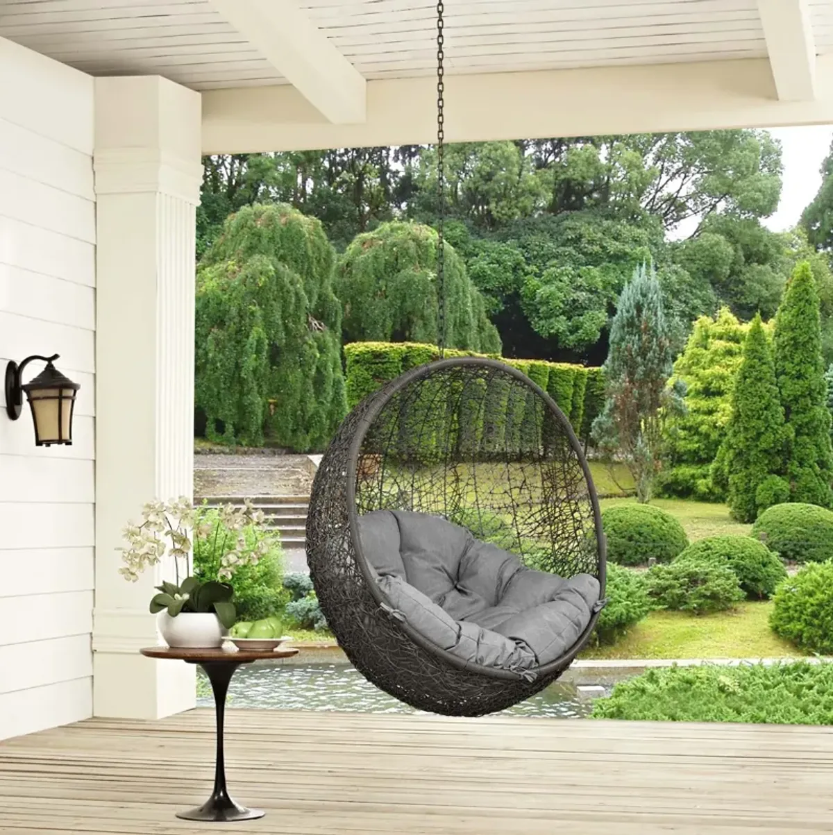 Hide Outdoor Patio Swing Chair Without Stand