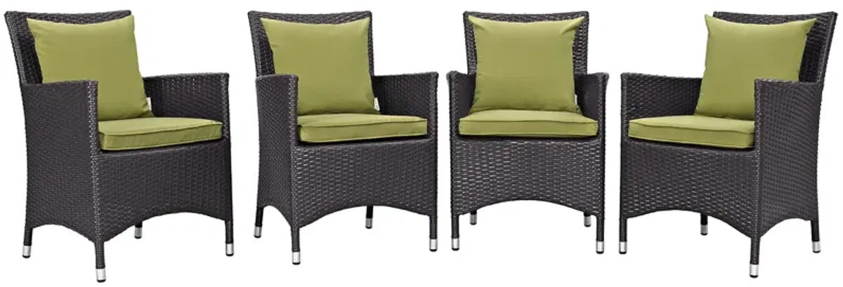 Convene 4 Piece Outdoor Patio Dining Set