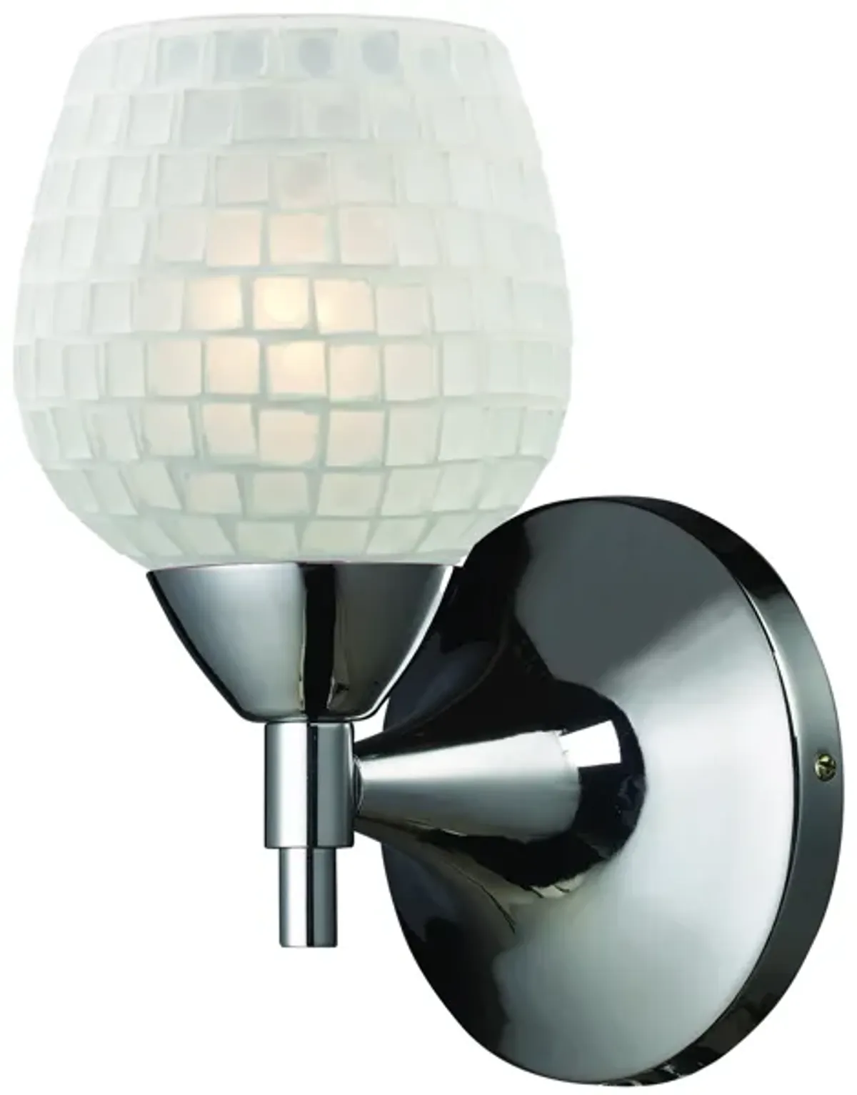 Celina 9" High 1-Light Sconce - Polished Chrome