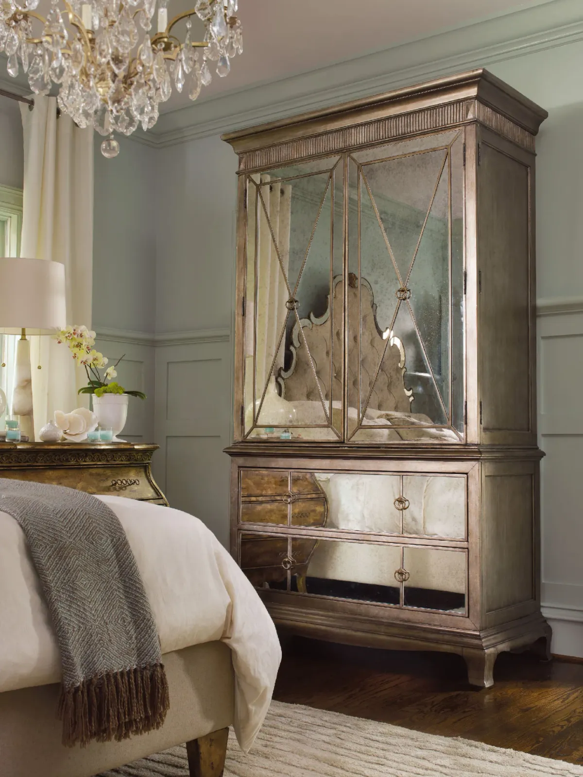 Mirrored Armoire