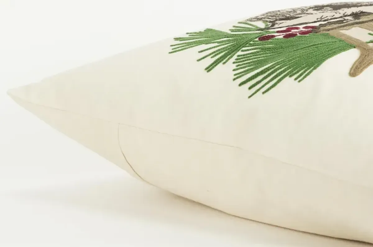 HOLIDAY 2022 Animal Brown Pillow