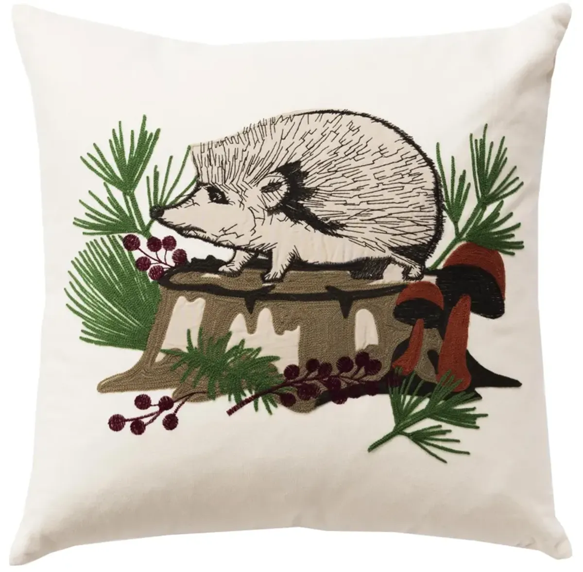 HOLIDAY 2022 Animal Brown Pillow