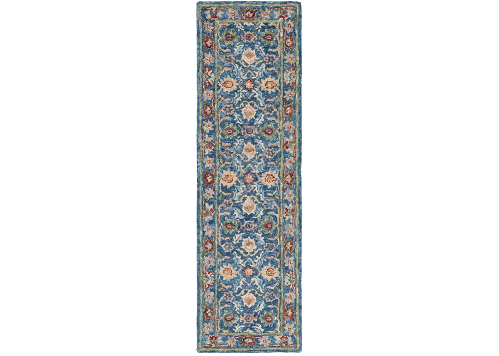 BLOSSOM 691 BLUE  2'-3' x 8' Runner Rug