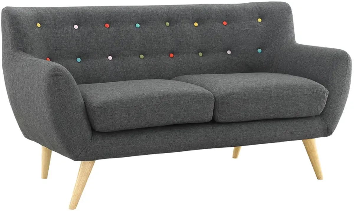 Remark Upholstered Fabric Loveseat