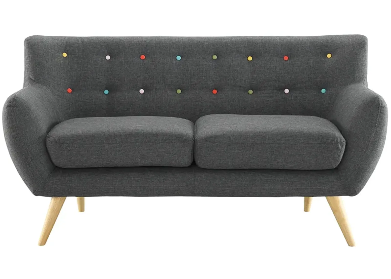 Remark Upholstered Fabric Loveseat