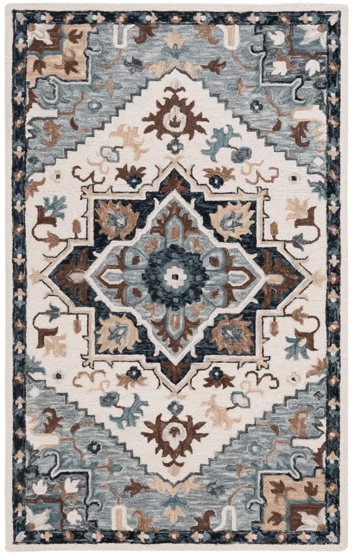 HERITAGE 552 IVORY  3' x 5' Small Rectangle Rug