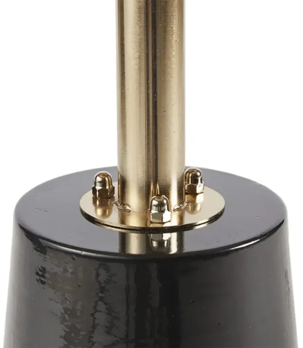 Madison Park Sophia Black/Gold Accent Table