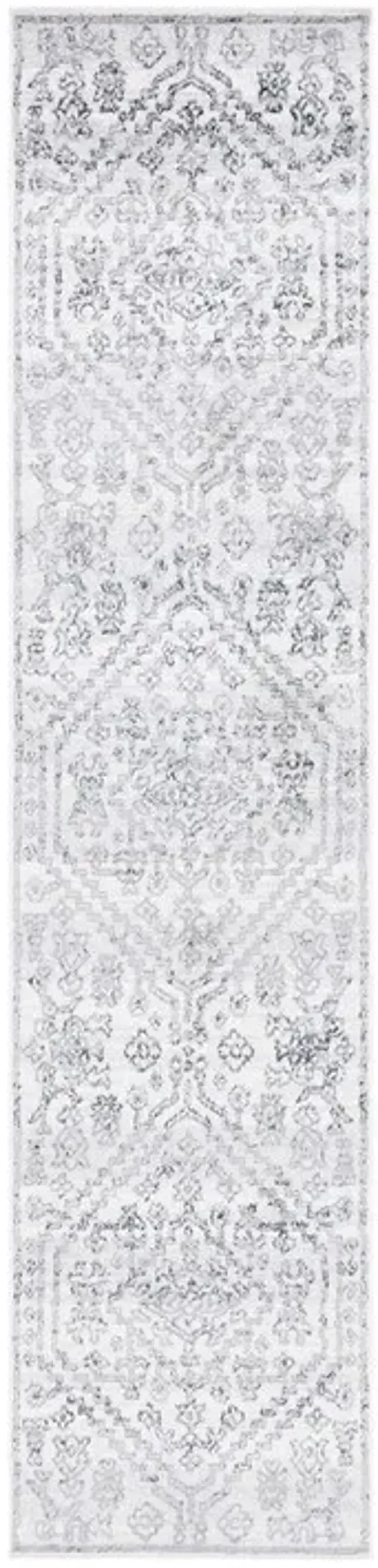 LAYLA 110 Grey 2'-2' X 9' Runner Rug