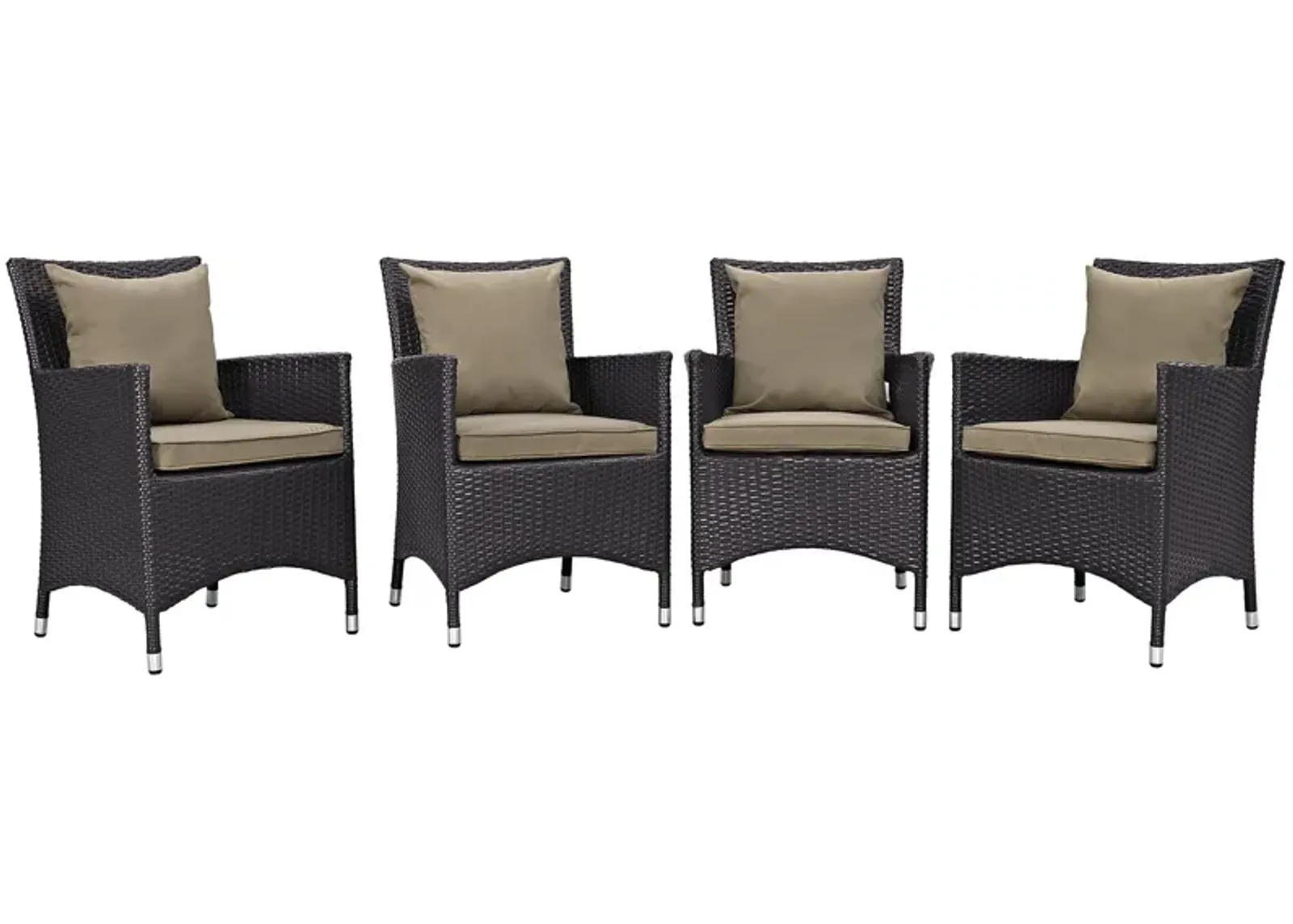 Convene 4 Piece Outdoor Patio Dining Set