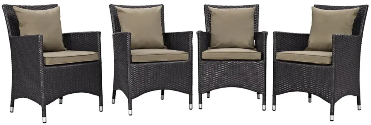 Convene 4 Piece Outdoor Patio Dining Set