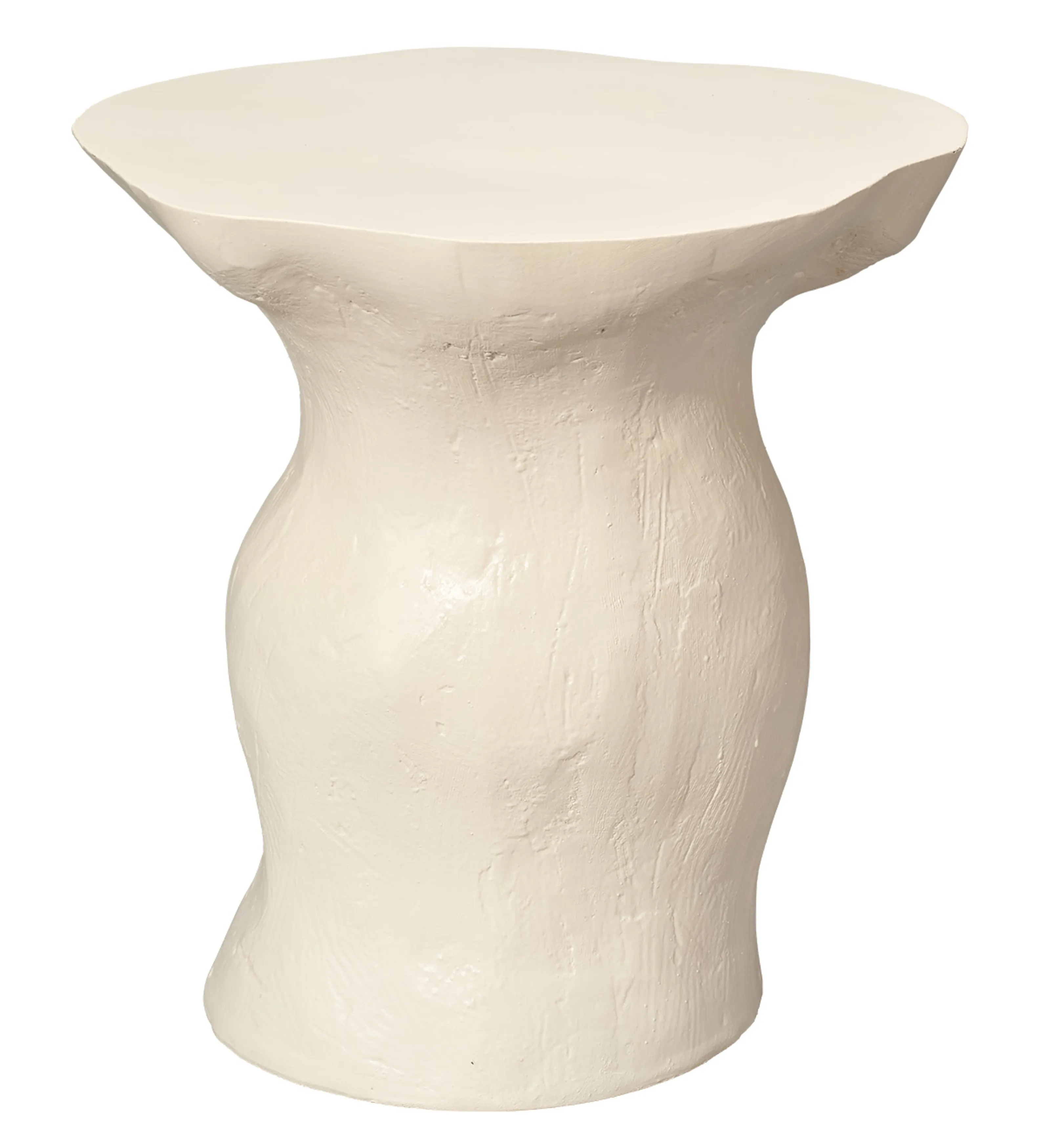 Sculpt Fiber Glass Side Table