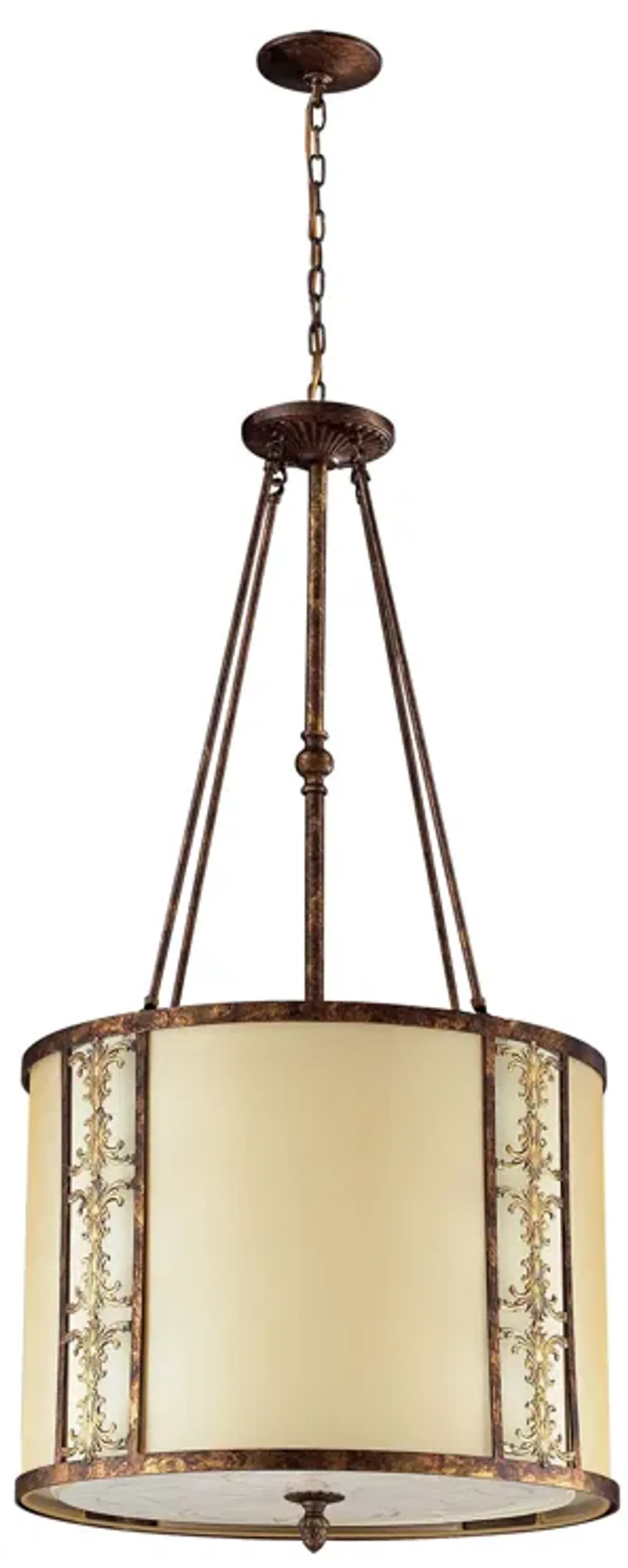 Frederick 23" Wide 8-Light Pendant - Spanish Bronze