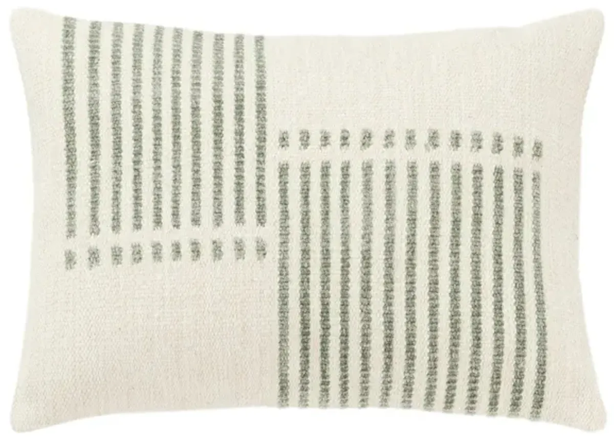 stripe green Pillow