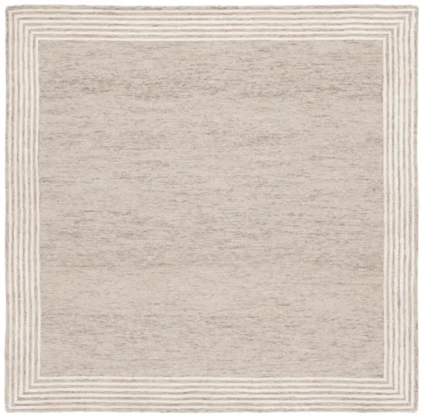 ABSTRACT 464 BEIGE  6' x 6' Square Square Rug