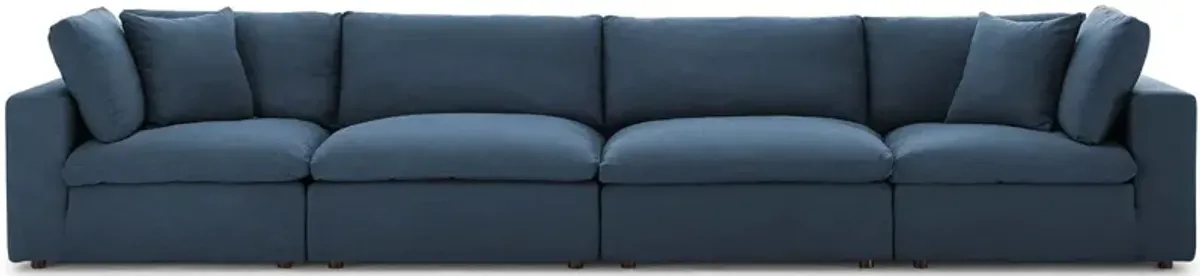 Commix Down Filled Overstuffed 4 Piece Sofa