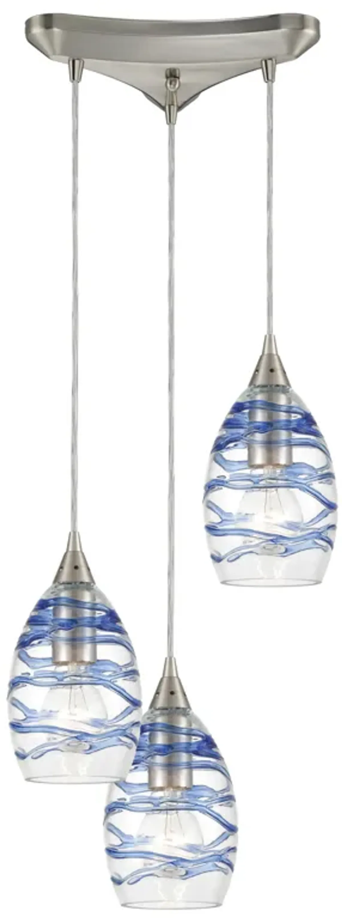 Vines Configurable Multi Pendant - Satin Nickel