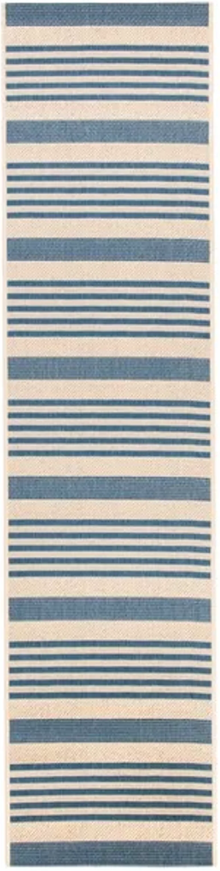 Safavieh BEACH HOUSE Collection BHS222M-214 Beige / Blue 2'-2" X 14'