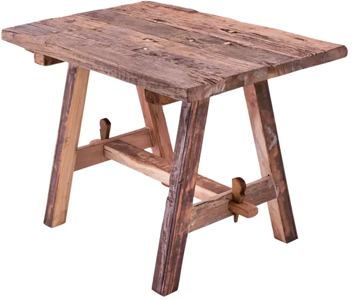 Rustic Table with Bench