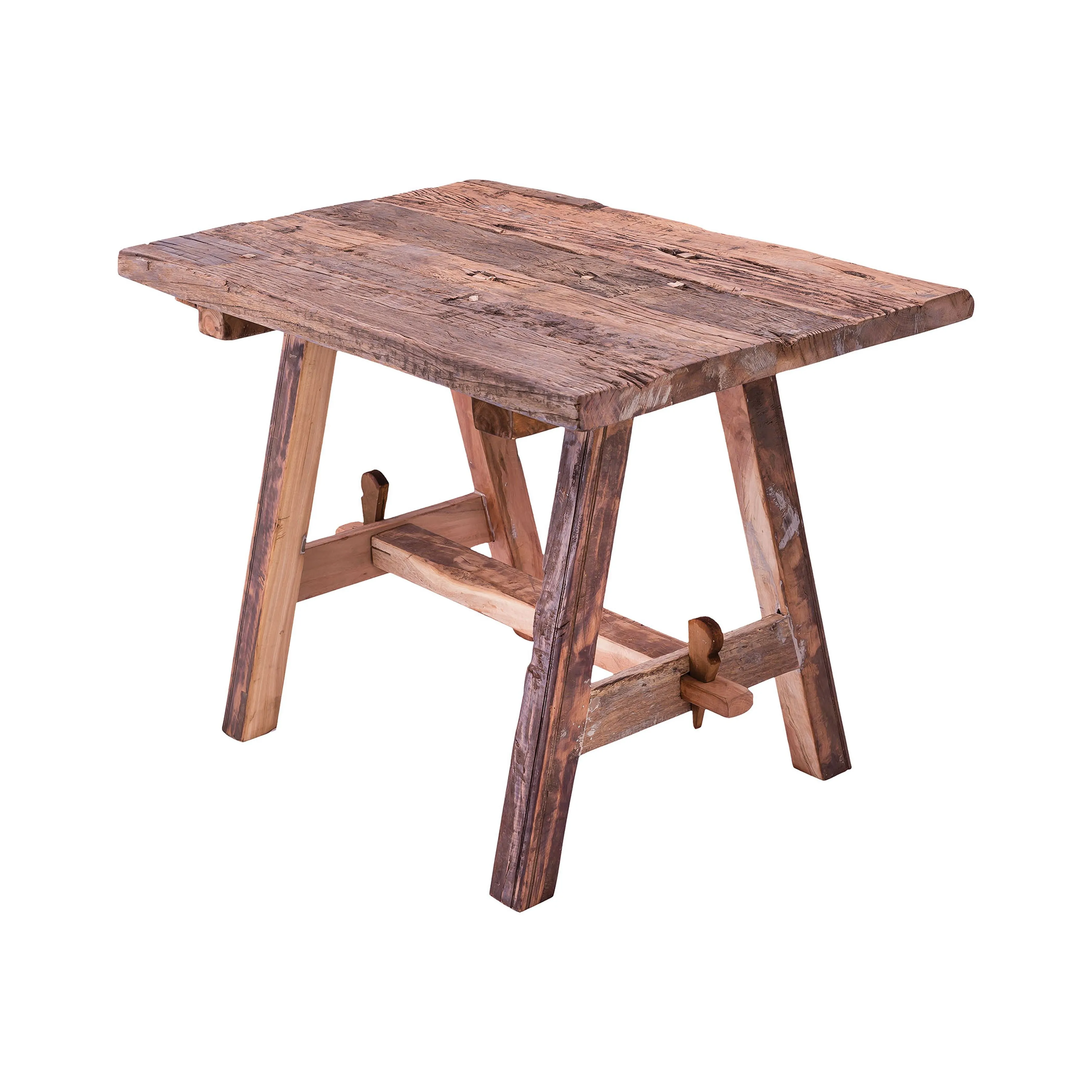 Rustic Table with Bench