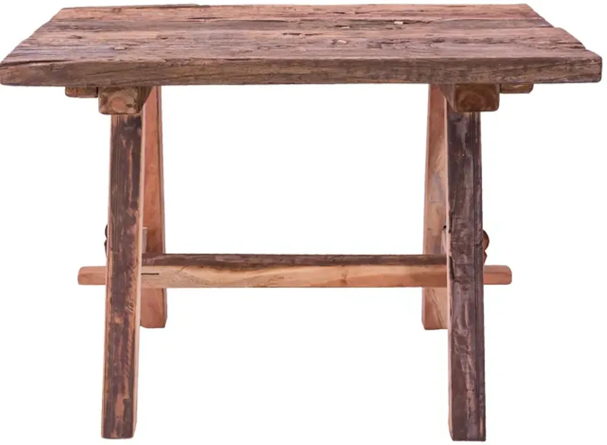 Rustic Table with Bench