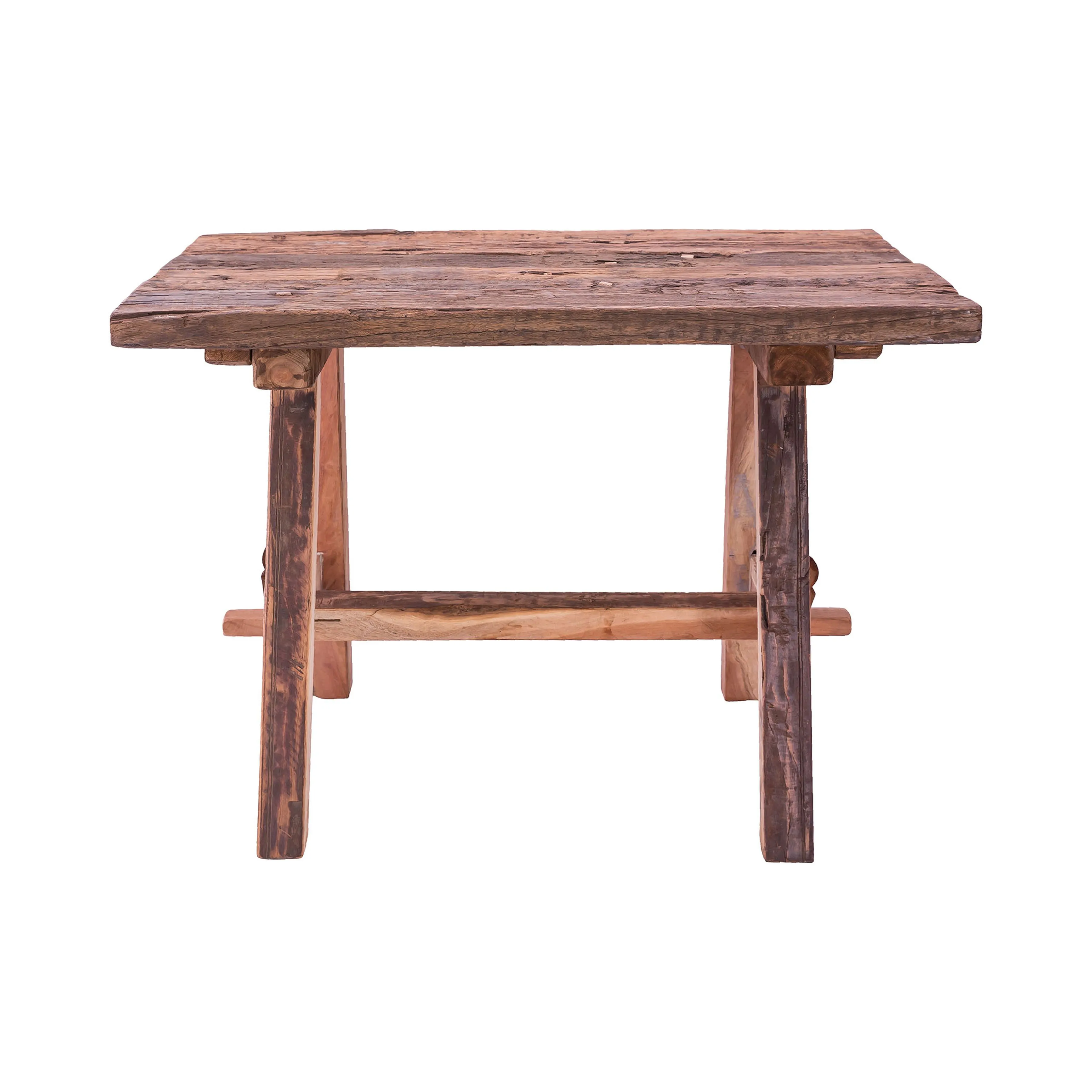 Rustic Table with Bench