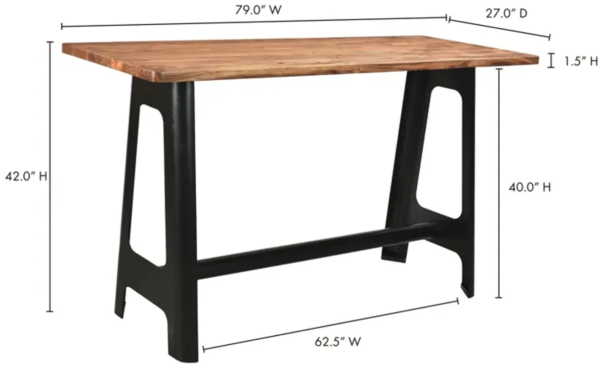 CRAFTSMAN BAR TABLE