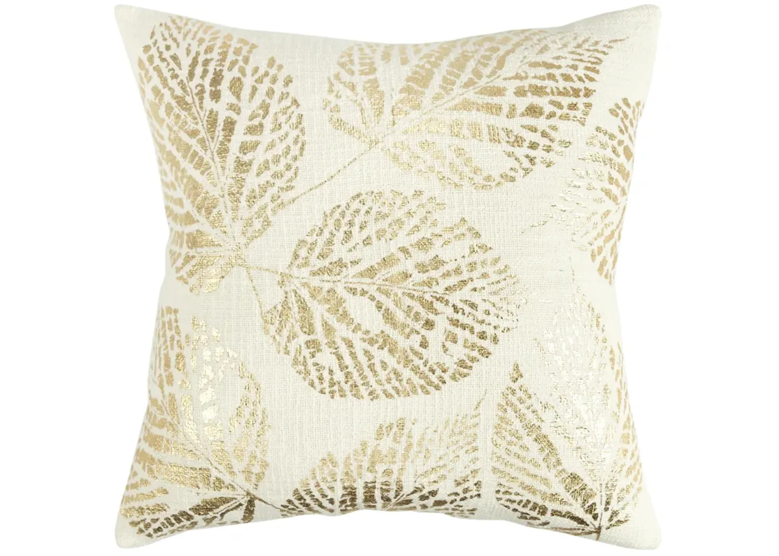 Leaves Ivory Pillow