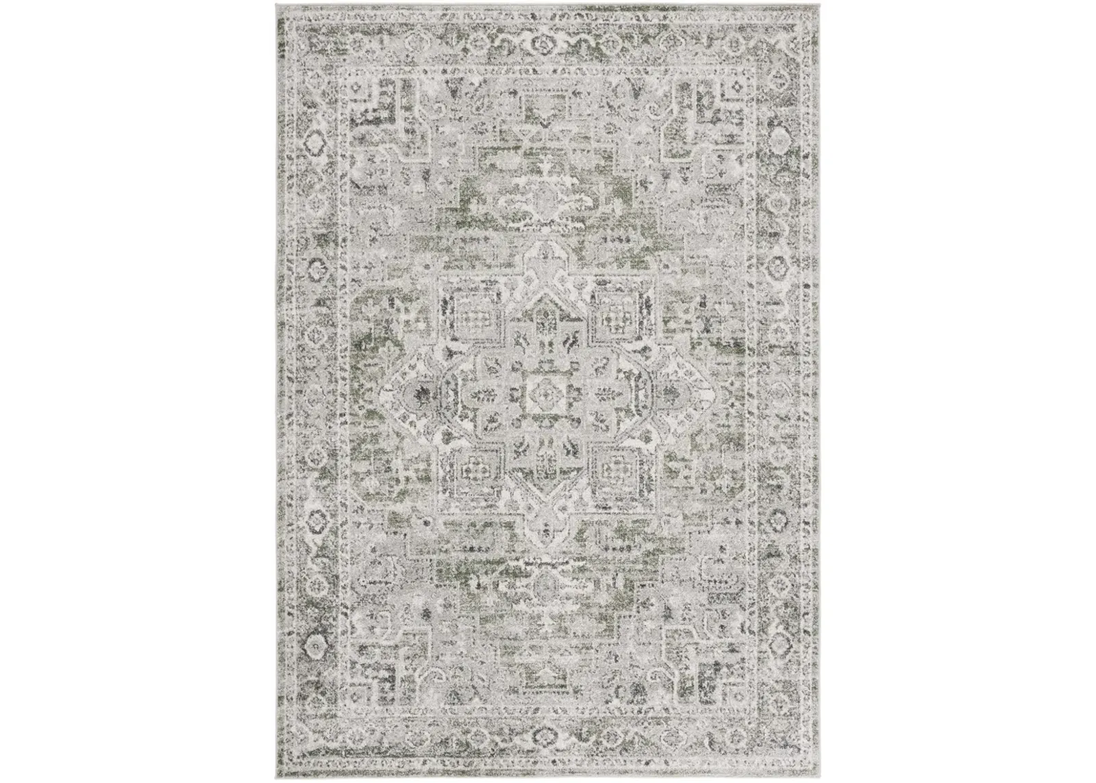 VINTAGE TABRIZ 208 GREY  4' x 6' Small Rectangle Rug