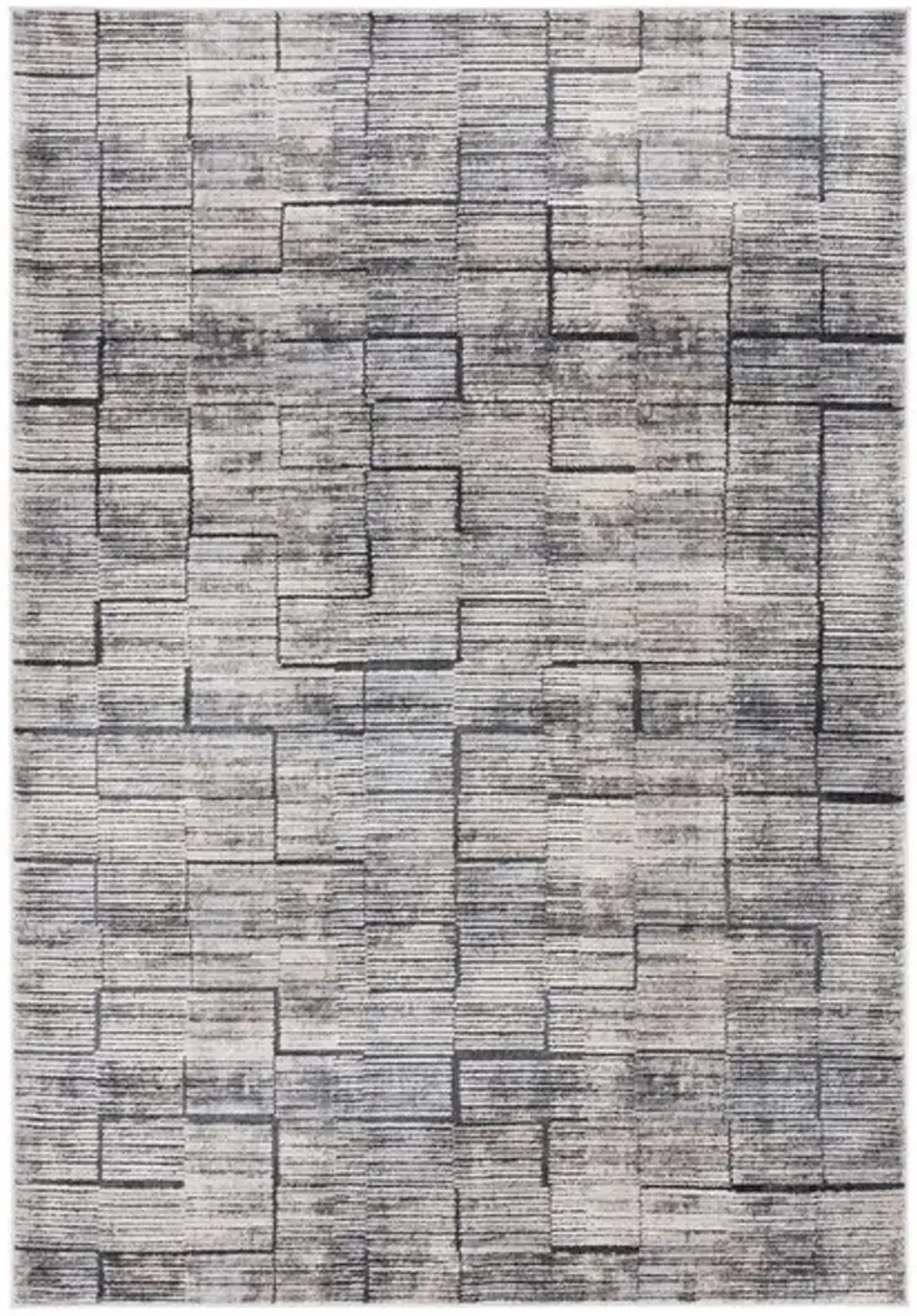 WHISPER 822 Grey  8' X 10' Large Rectangle Rug