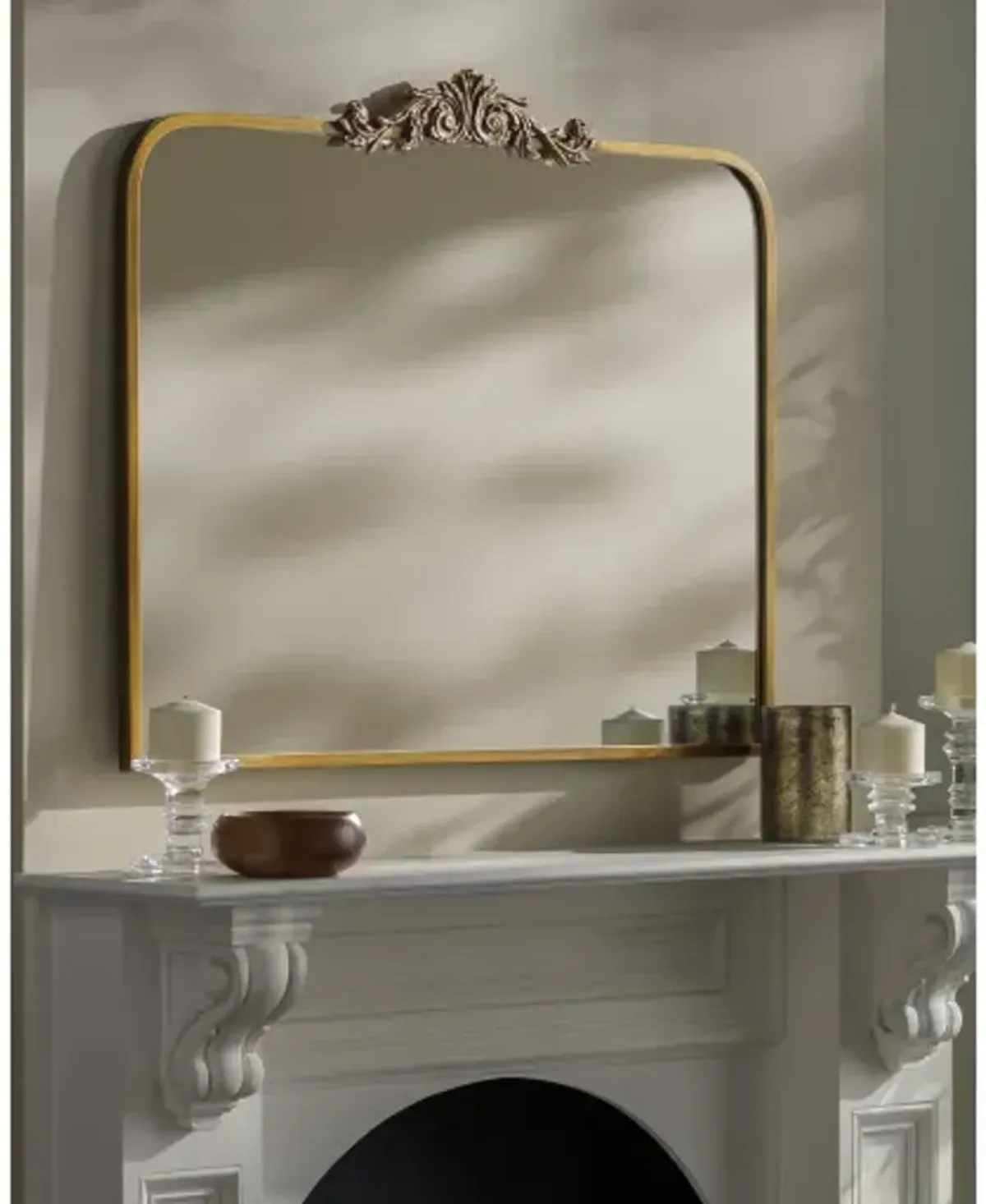 Aarlen RAL-001 29"H x 36"W Mantel Mirror