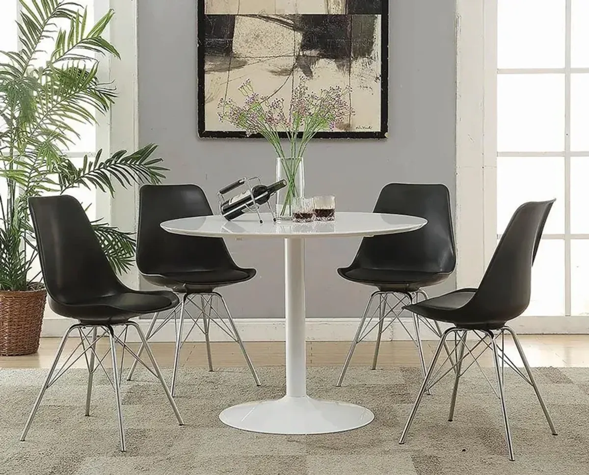 Holland round Dining Table White