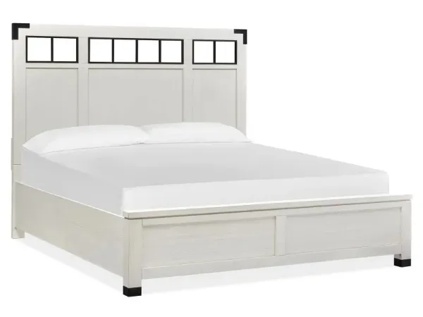 Wood Queen Panel Bed Footboard SU