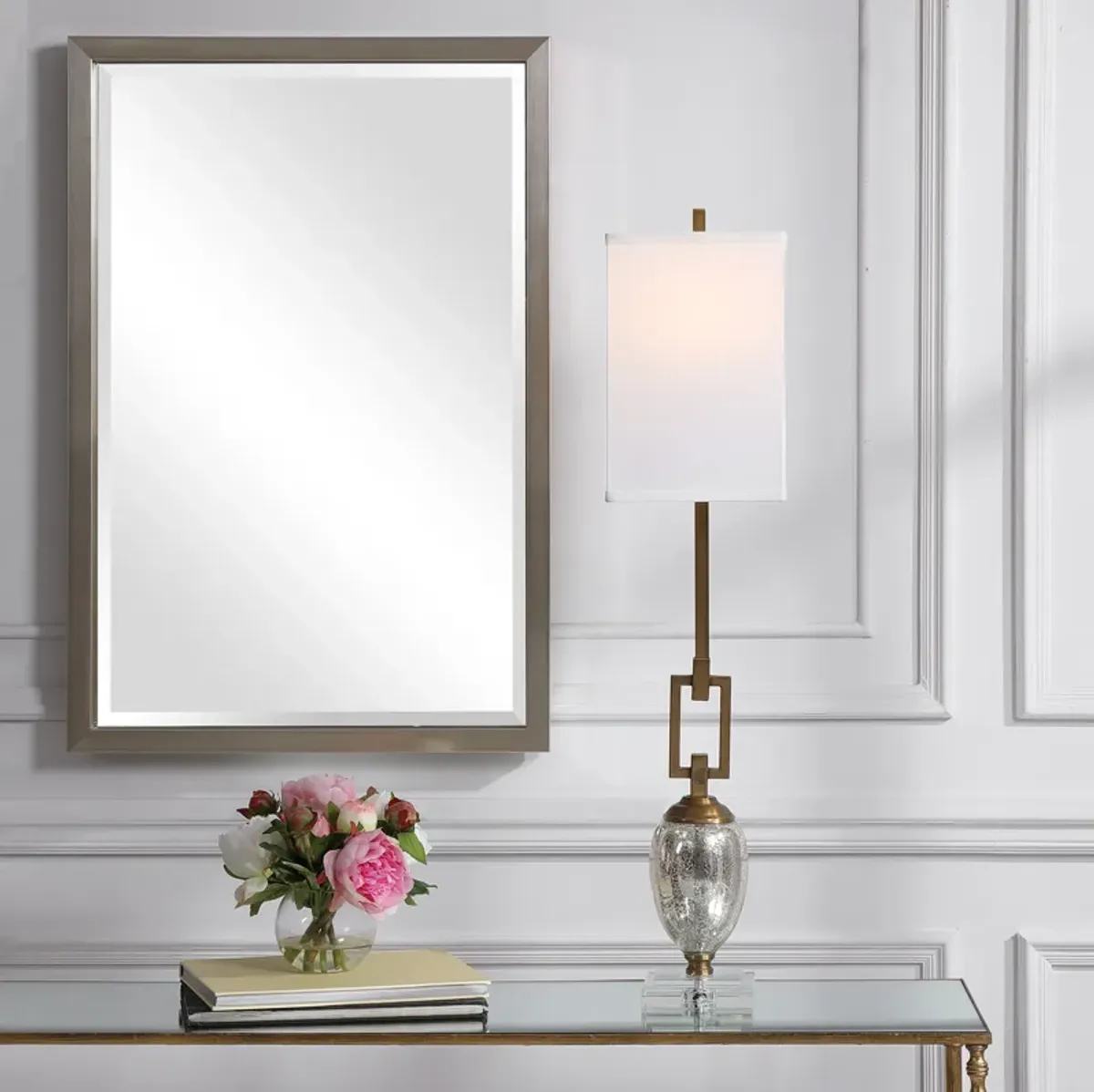 Copeland Mercury Glass Buffet Lamp