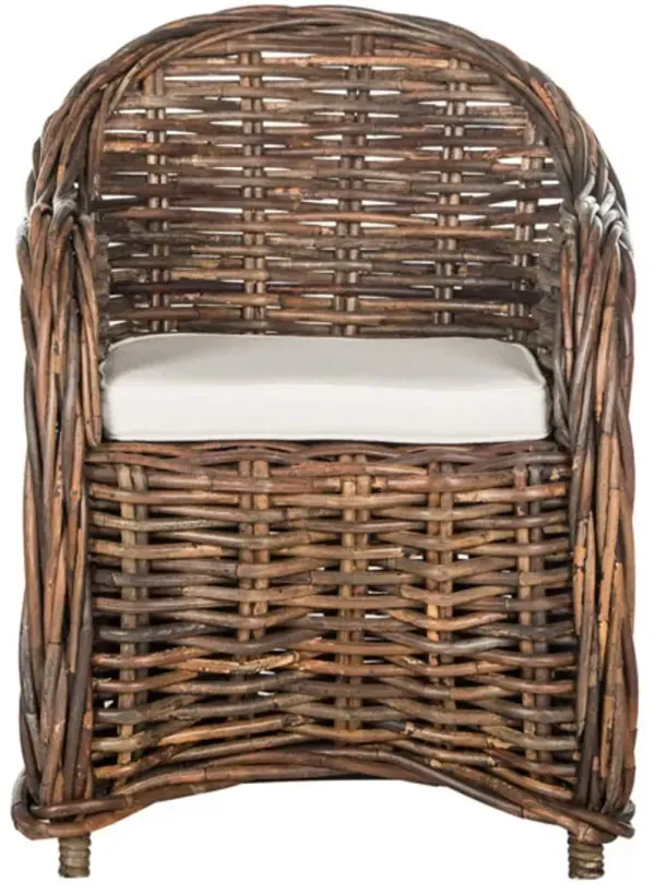 NITA WICKER CLUB CHAIR
