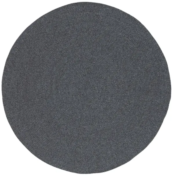 BRAIDED Hand Woven 8' x 8' Round area rug