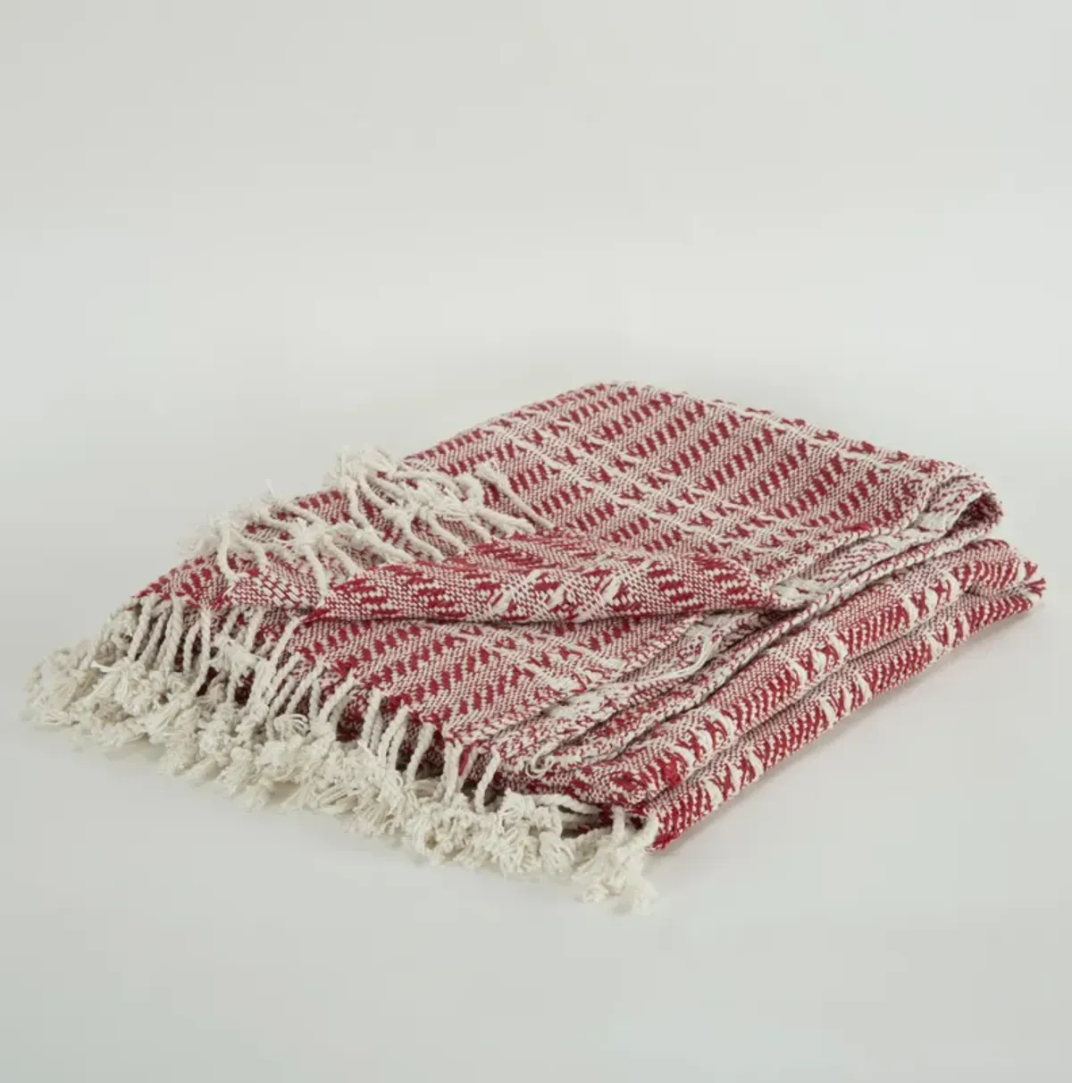 Stripe Red Throw