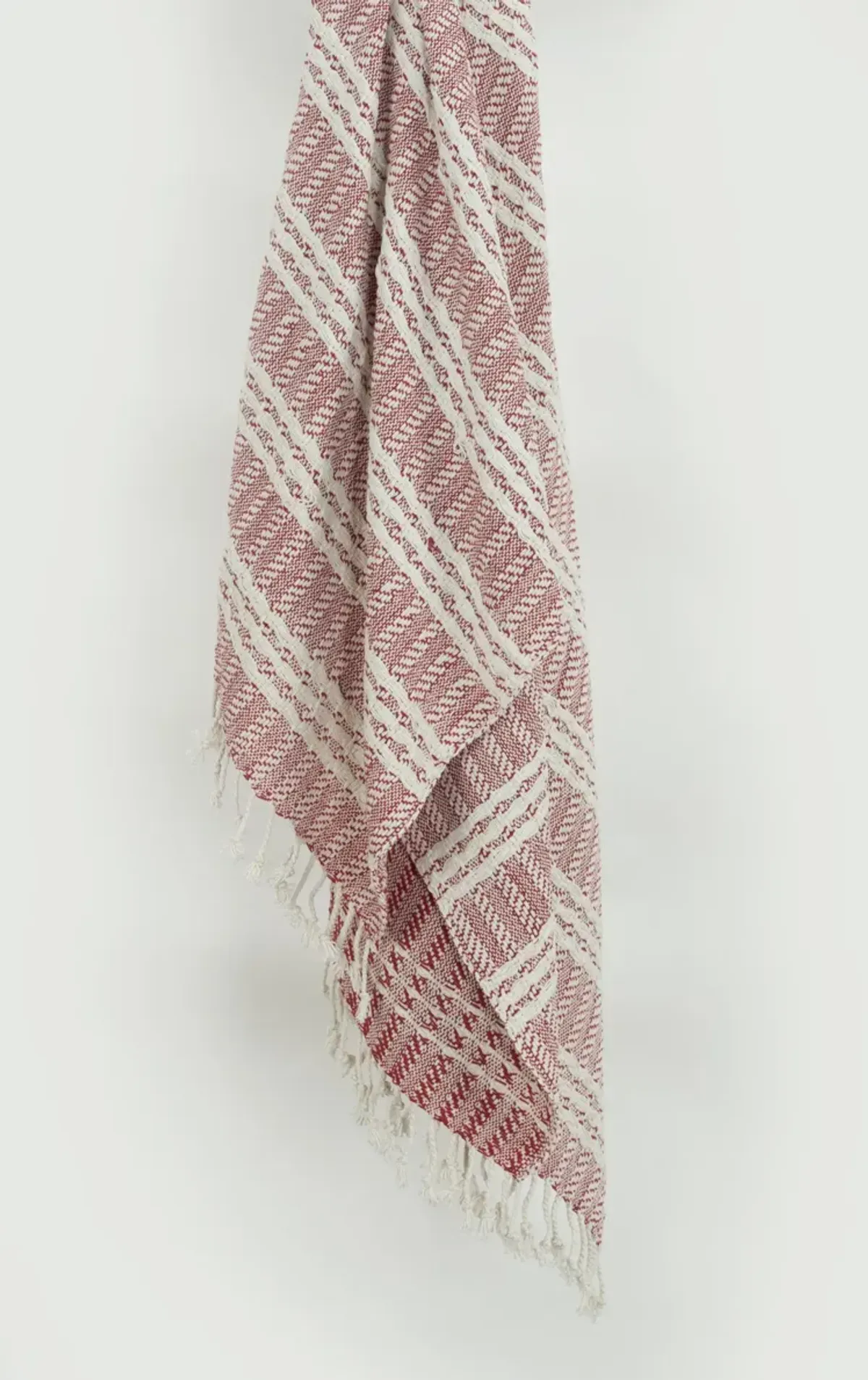 Stripe Red Throw