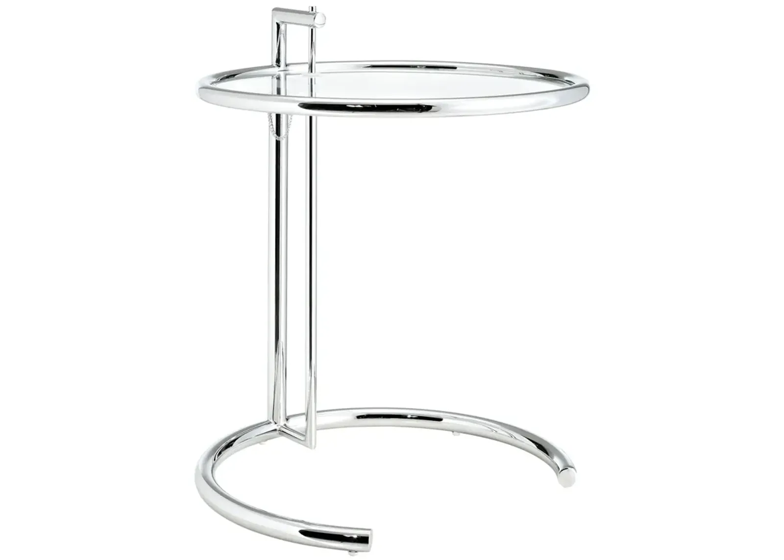 Eileen Gray Chrome Stainless Steel End Table