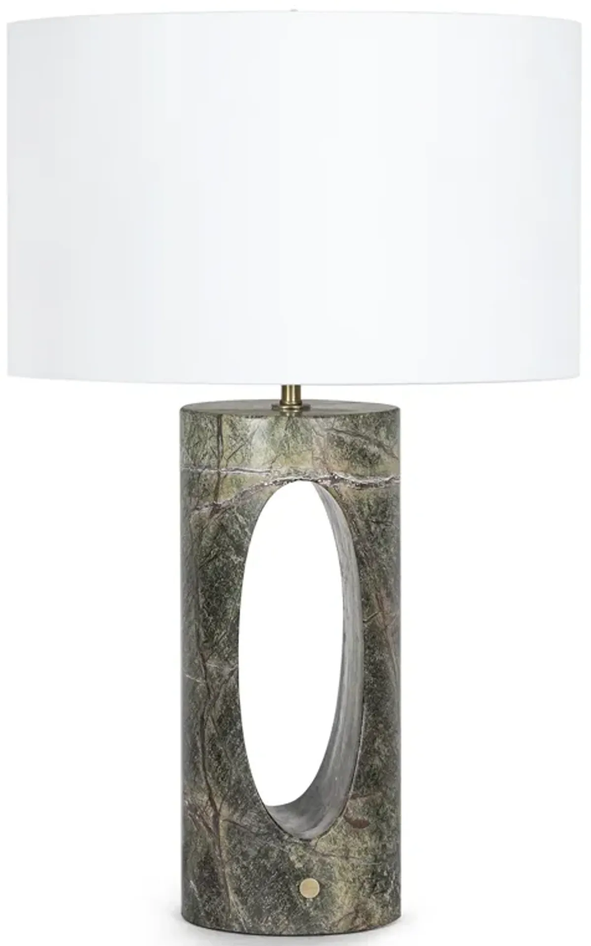 Portia Marble Table Lamp (Green)