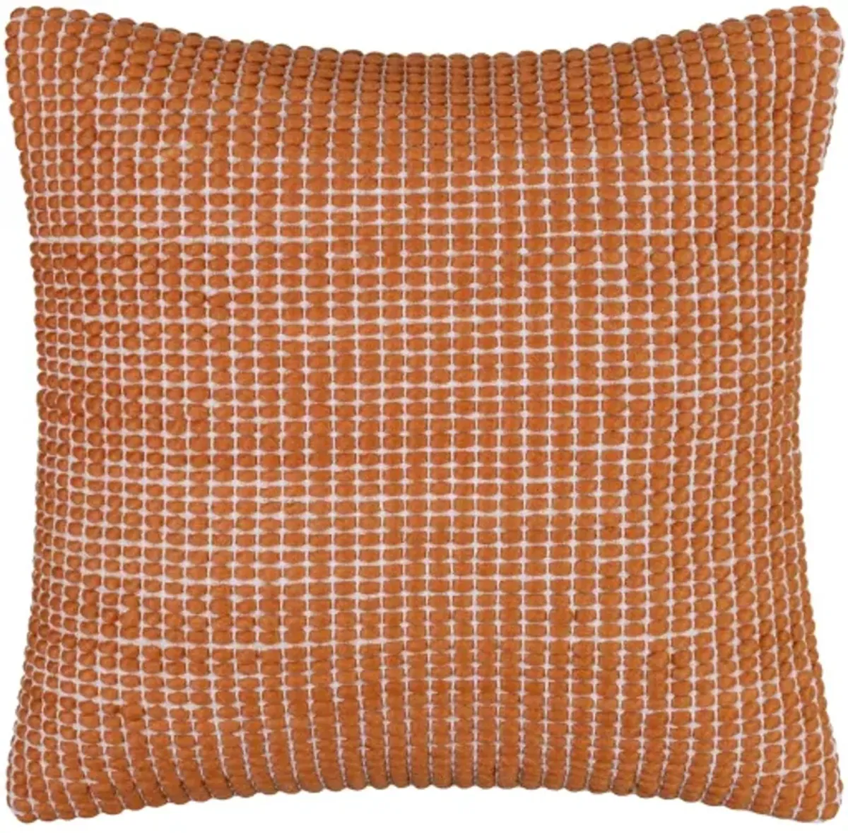 Chunky Grid CUG-005 20"L x 20"W Accent Pillow  - Shell Only